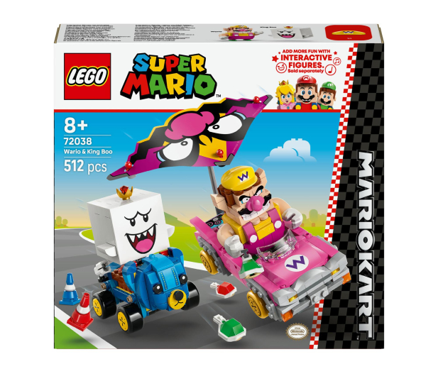 LEGO Super Mario 72038 Mario Kart™ — Wario i King Boo - 1331710 - zdjęcie